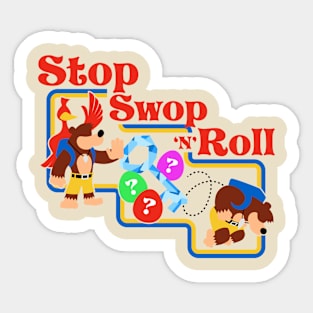 Stop Swop 'n' Roll Sticker